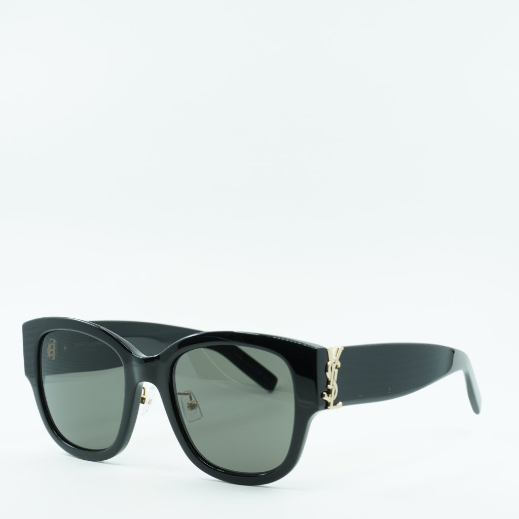 New Saint Laurent Slm95/K 001 Sunglasses - Black Frame, Grey Lenses